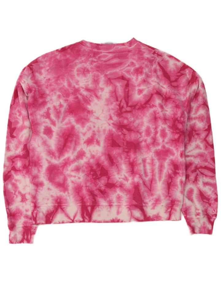 Champion Sudadera extragrande para mujer, talla 44, color rosa medio, teñido anudado