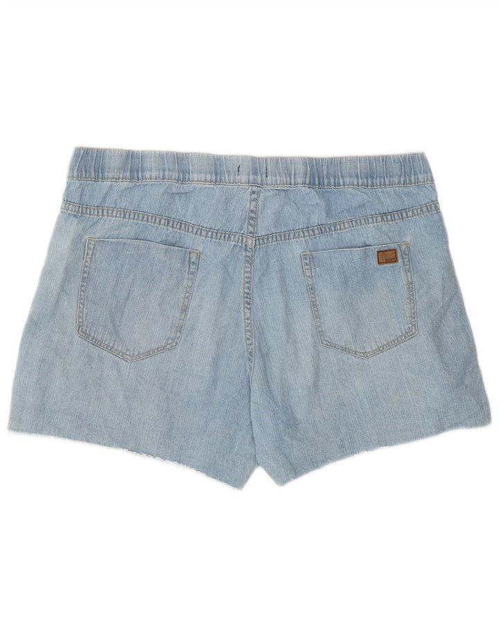 Pantalones Cortos De Mezclilla Roxy Para Mujer Grande W34 Algodón Azul