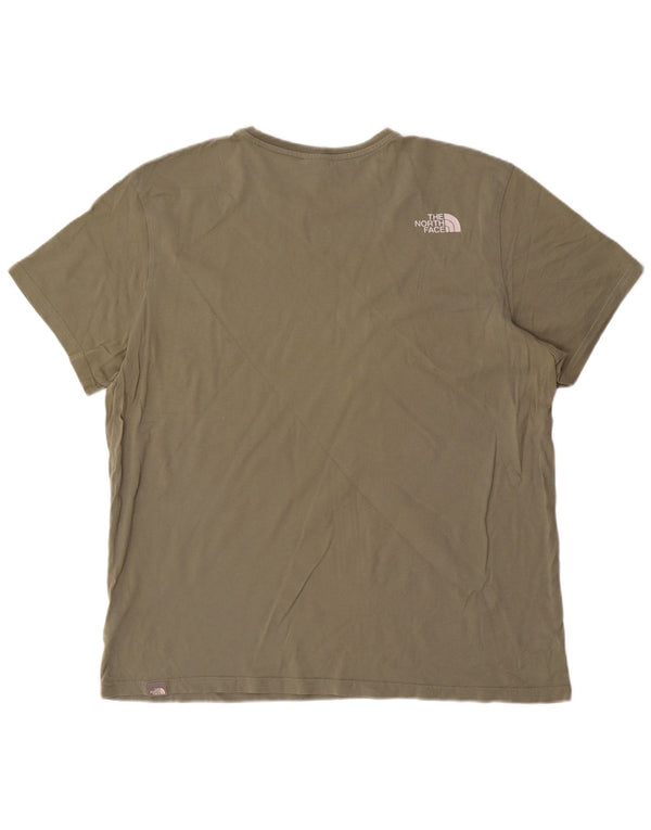The North Face Camiseta Hombre Top XL Caqui Algodón
