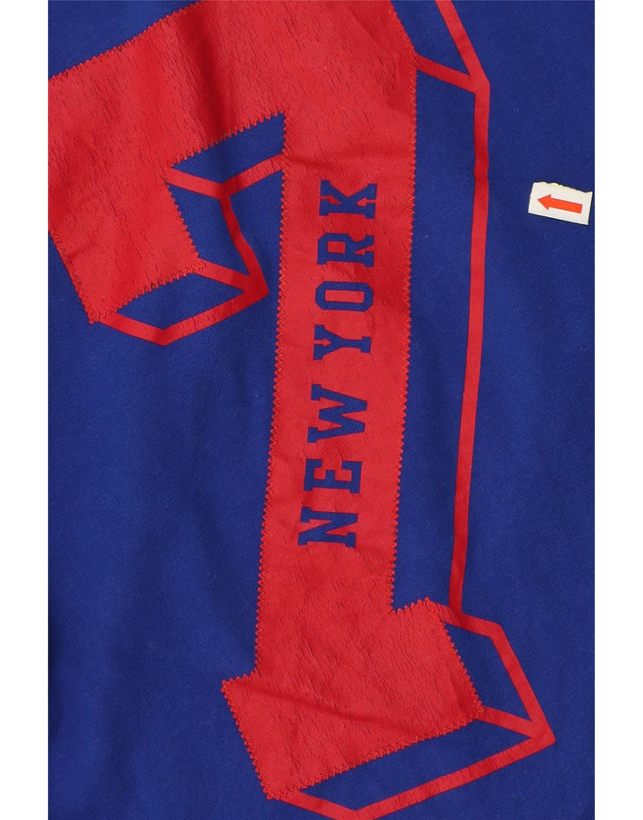 SUPERDRY Camiseta gráfica para hombre Top grande azul