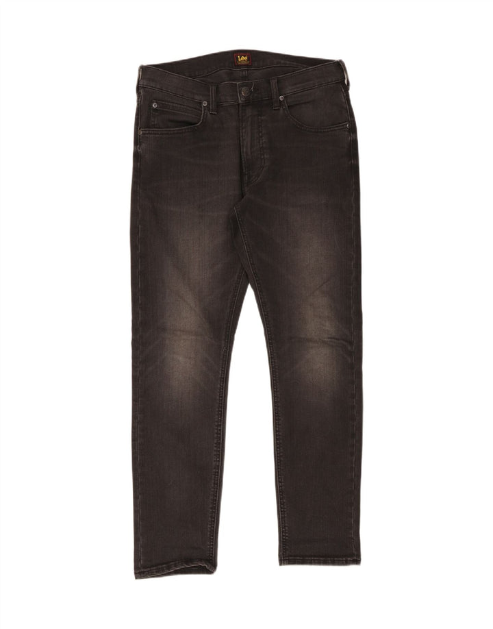 LEE Vaqueros rectos Luke para hombre W31 L30 Algodón negro
