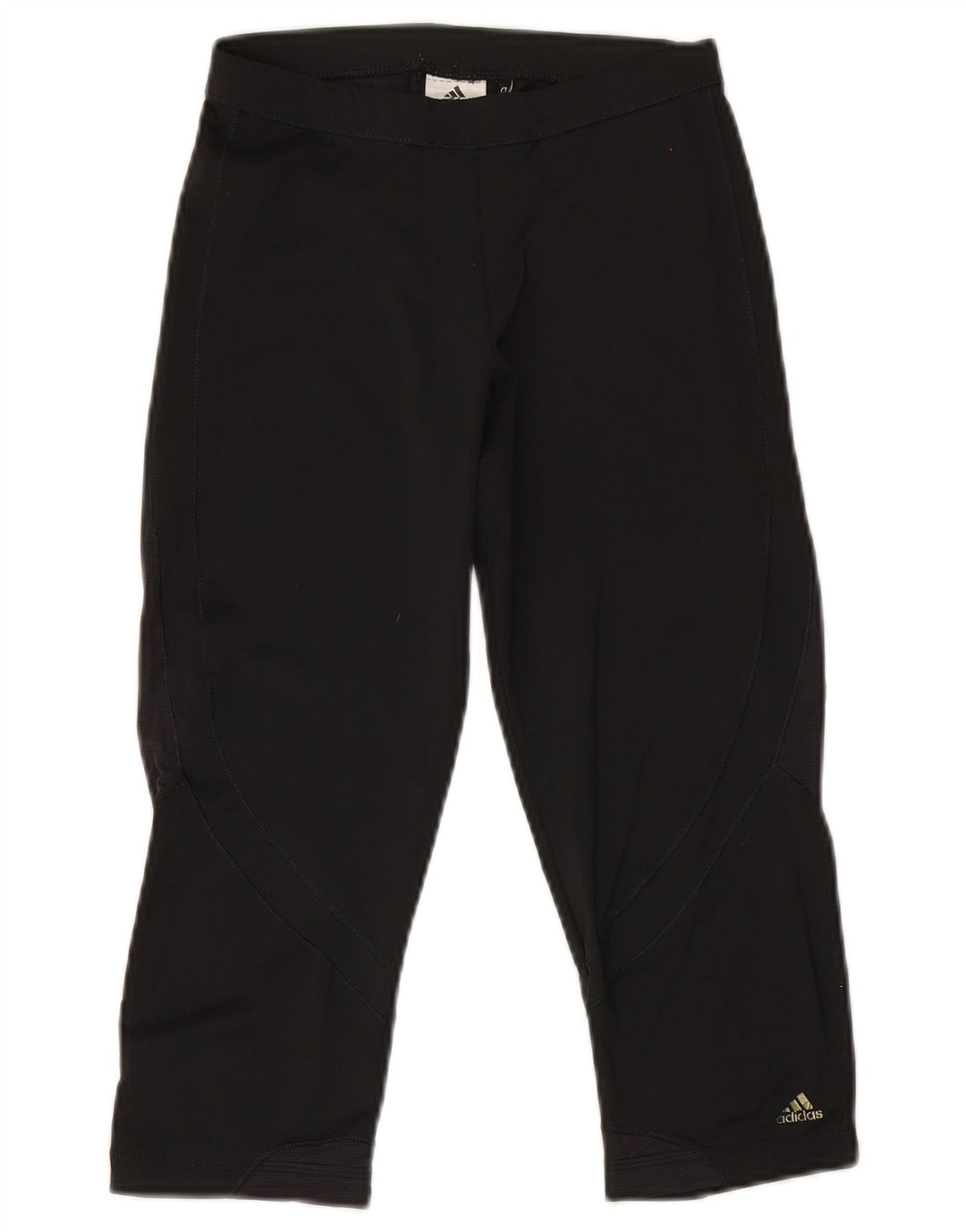 Adidas Climacool Capri Leggings para mujer UK 10 Pequeño Poliéster negro