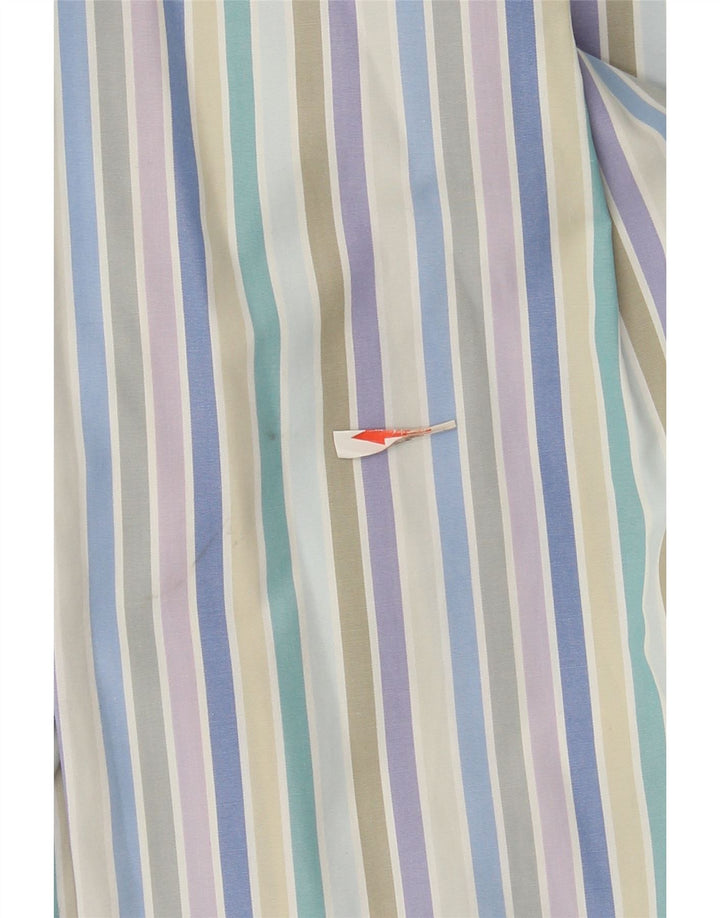 Gant Camisa de vestir para hombre de algodón a rayas multicolor mediana
