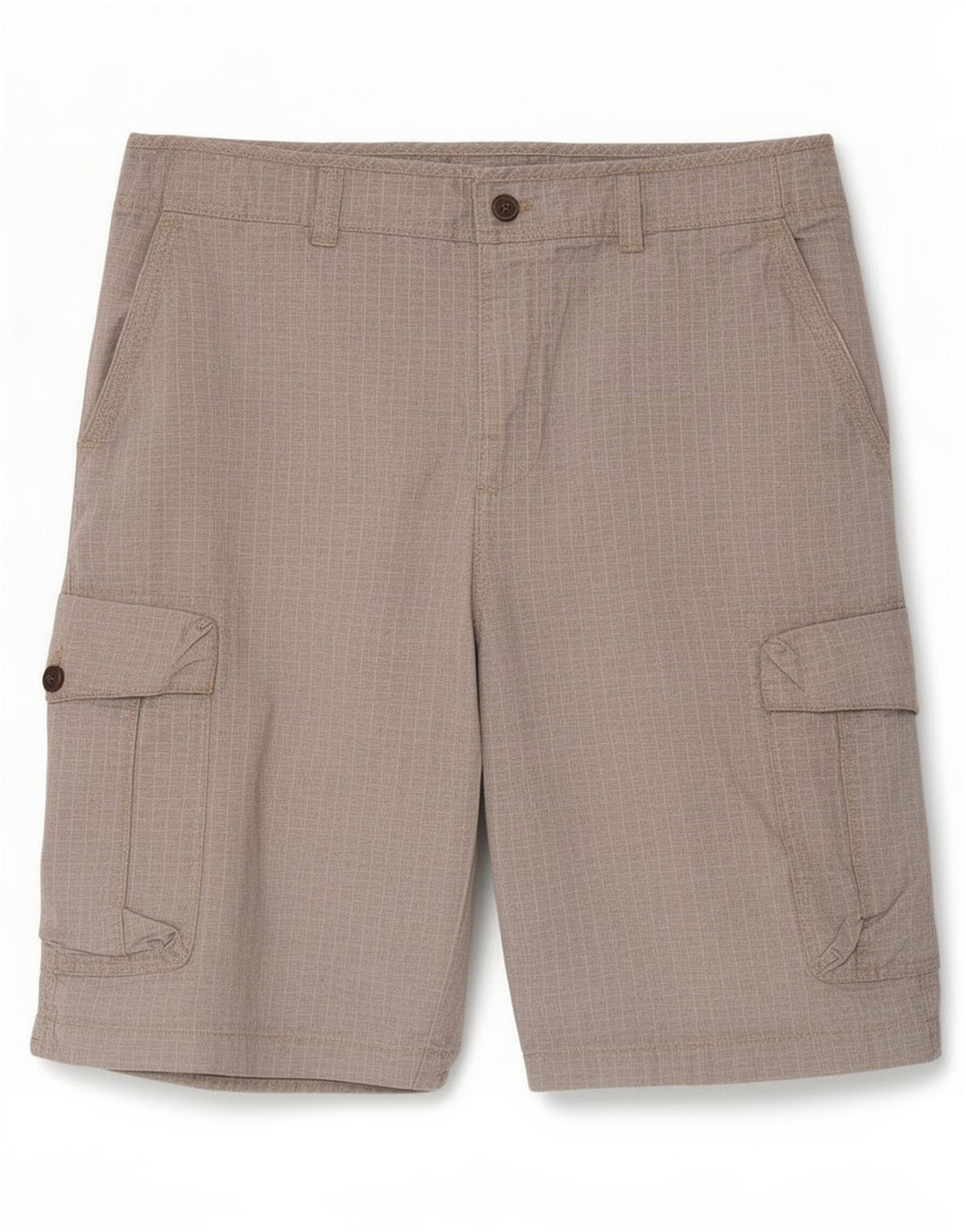 Marks & Spencer Pantalones cortos tipo cargo para hombre, talla grande, W36, algodón a cuadros azules