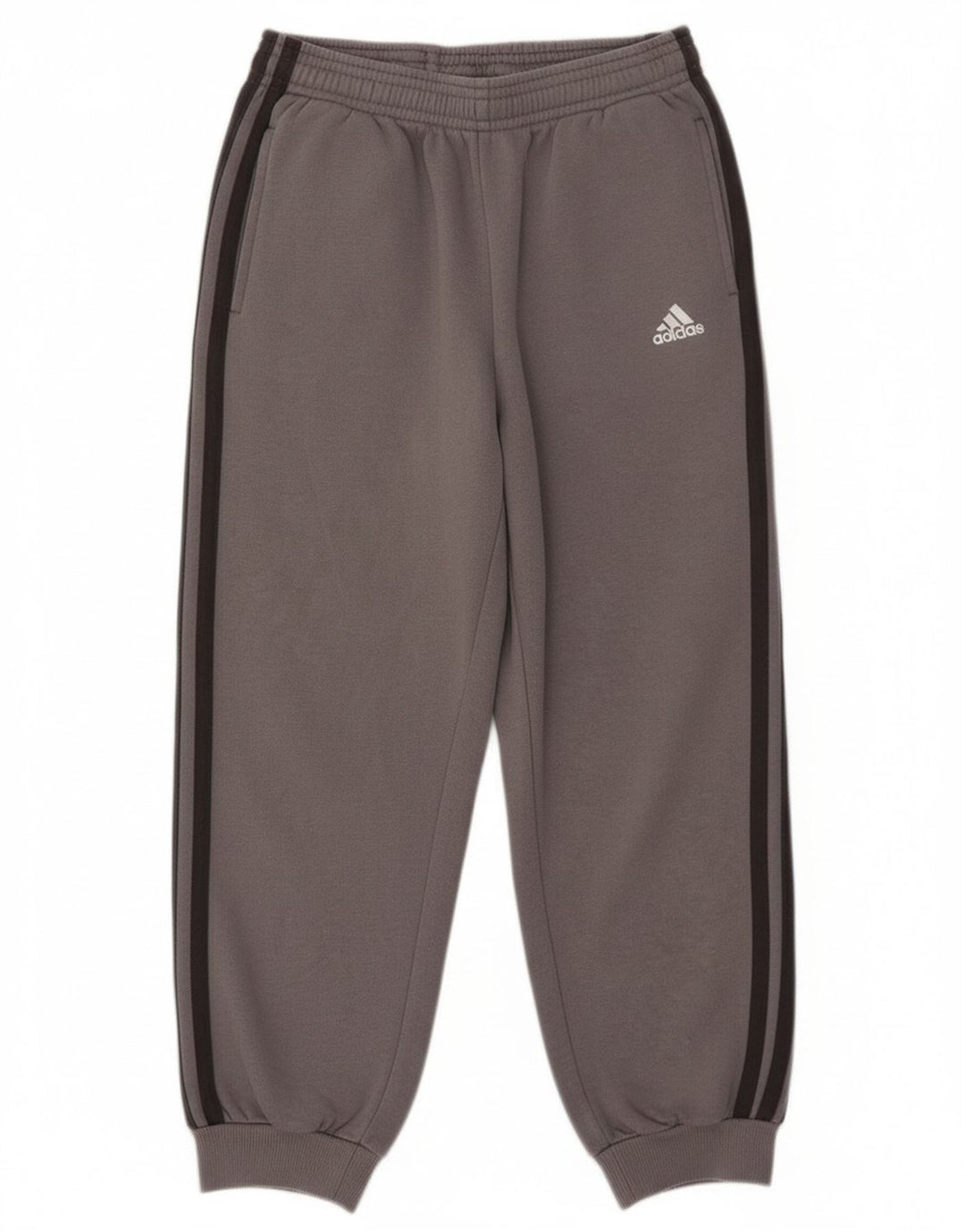 Adidas Pantalones de chándal para niño Joggers 7-8 años Gris Algodón