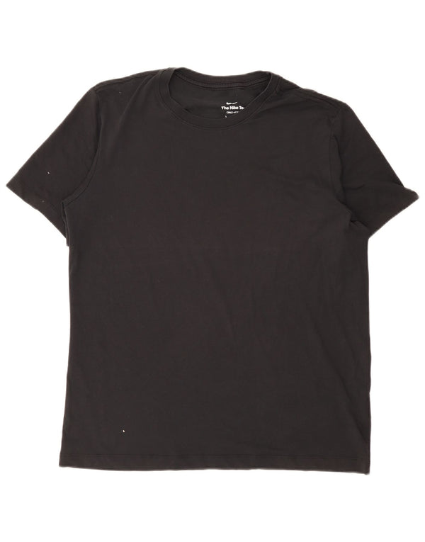 Nike - Camiseta Dri Fit para hombre, talla grande, algodón negro