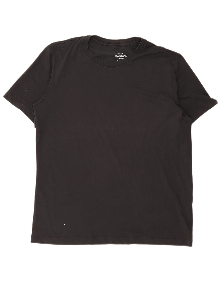 Nike - Camiseta Dri Fit para hombre, talla grande, algodón negro