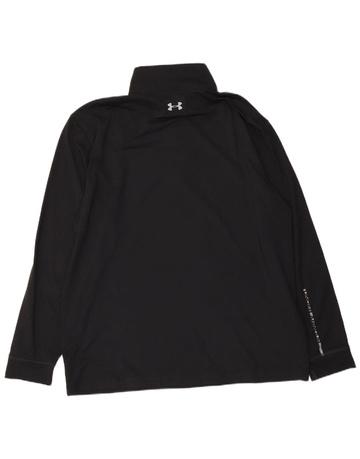 Under Armour Cold Gear - Chándal con cremallera y cuello para hombre, talla grande, color negro