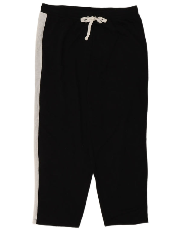 Nautica Pantalones de chándal para mujer UK 44 Large Negro Colorblock Poliéster