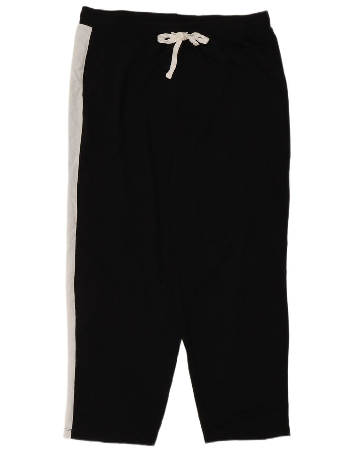 Nautica Pantalones de chándal para mujer UK 44 Large Negro Colorblock Poliéster