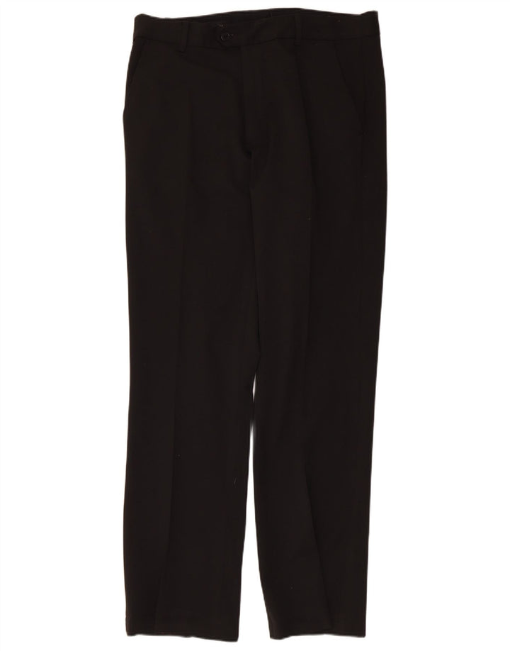 Marlboro Classics Pantalones de traje rectos para hombre EU 48 Medium W34 L31 Negro