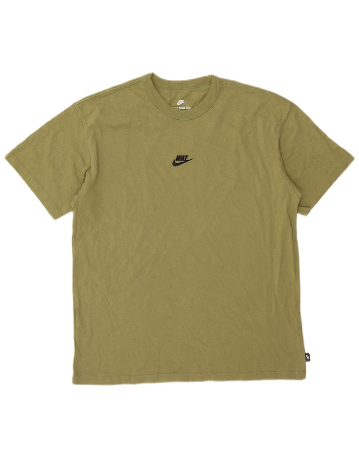 Nike Camiseta Holgada De Algodón Caqui Medio para Hombre
