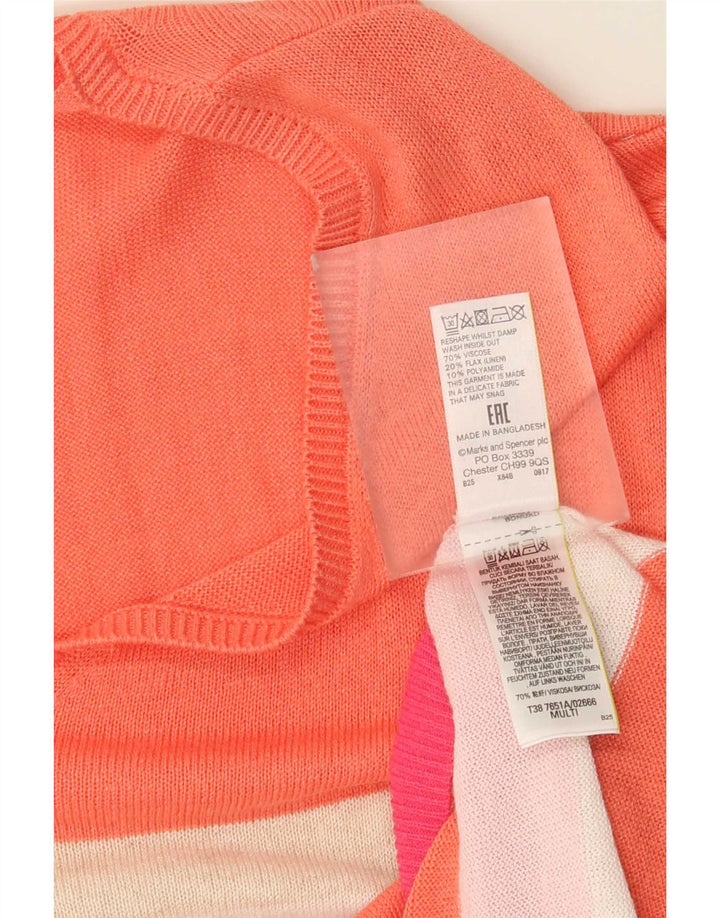 Marks & Spencer Suéter con Cuello en V para Mujer UK 24 4XL Multicolor