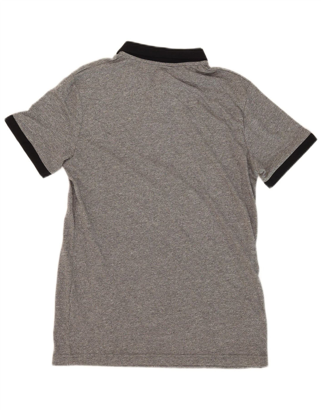 JULES Polo de rugby ajustado para hombre de algodón gris medio