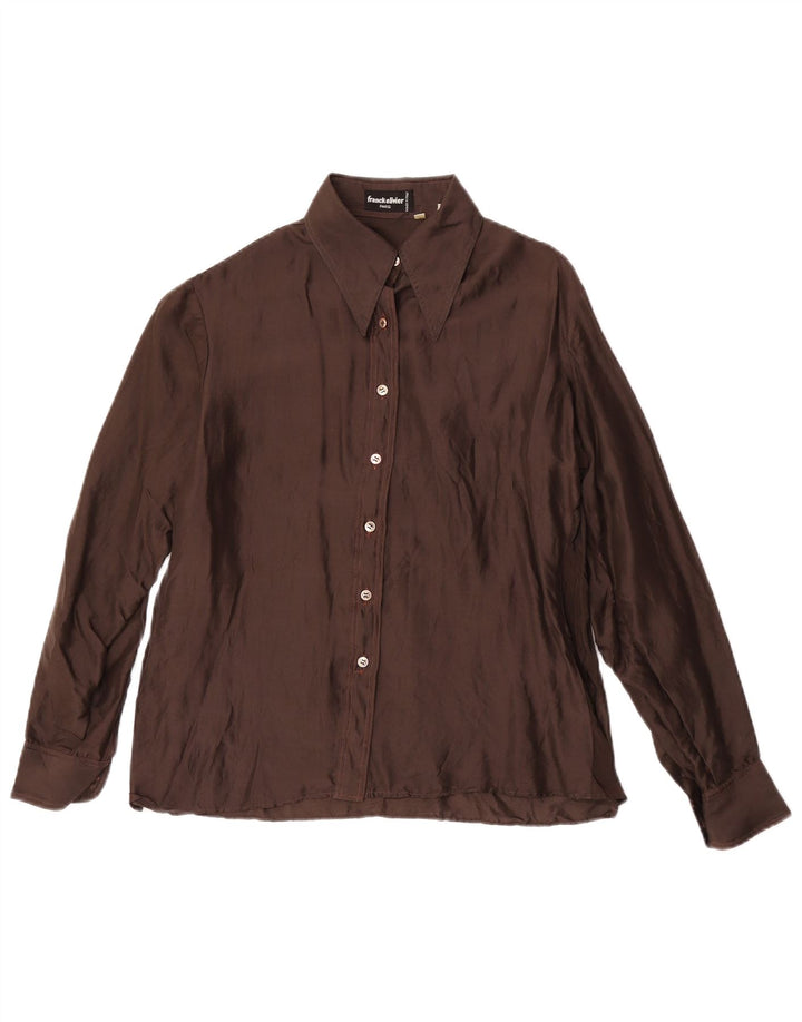 Franck Olivier Camisa Mujer IT 44 Marrón Medio