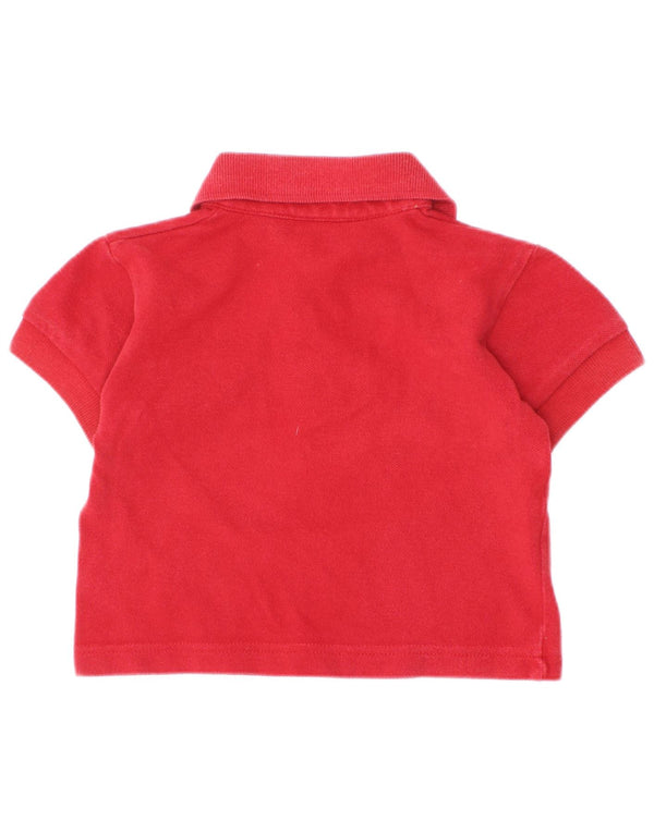 Burberry Polo para bebé niño 6-9 meses Algodón rojo