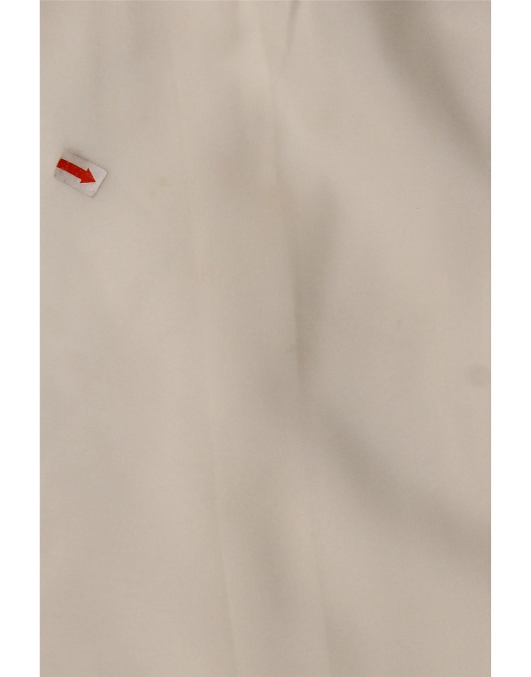 VINTAGE Blusa de camisa delantera con volantes para mujer Reino Unido 16 Blanco grande