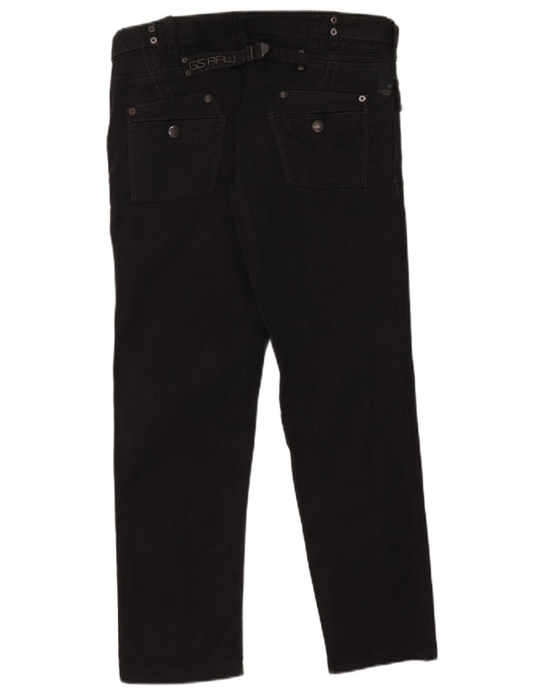 Vaqueros rectos para hombre G-Star W29 L26 Algodón negro