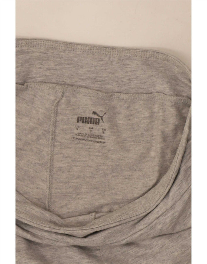 Puma - Leggings para mujer (talla 8), algodón moteado gris pequeño