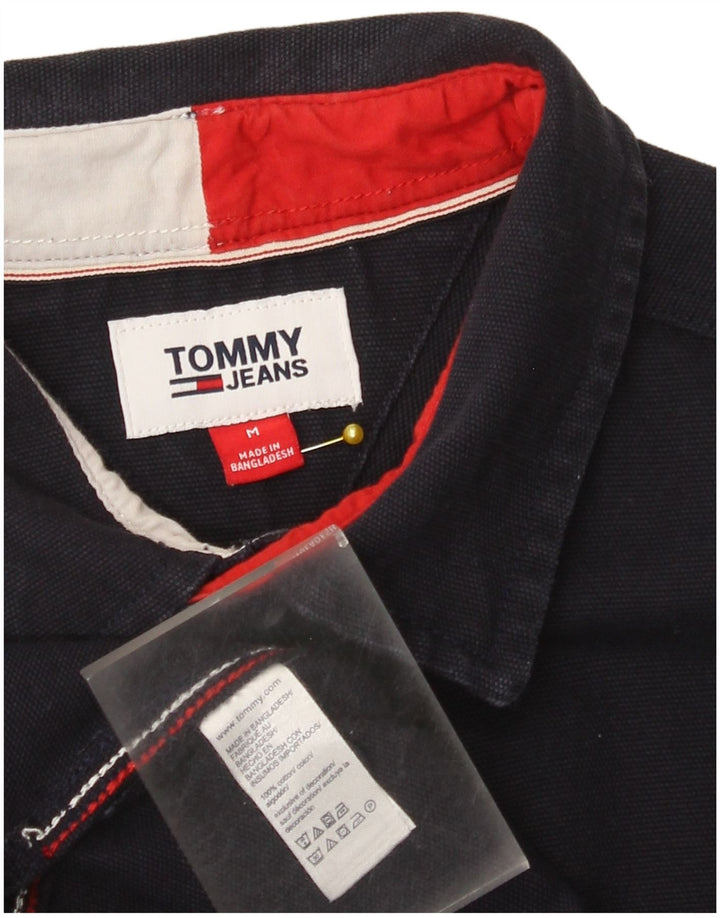 Tommy Hilfiger Camisa de leñador gráfica para hombre Algodón azul marino mediano