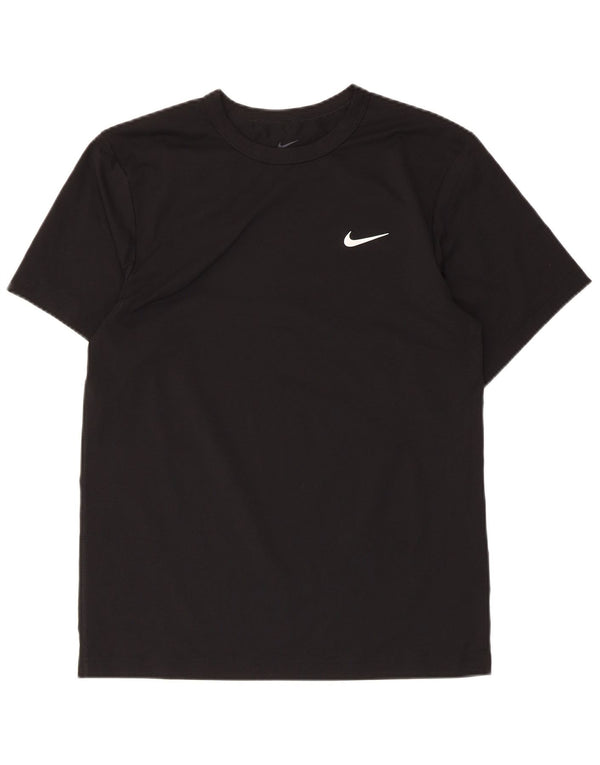 Nike - Camiseta Dri Fit para hombre, talla pequeña, poliéster negro