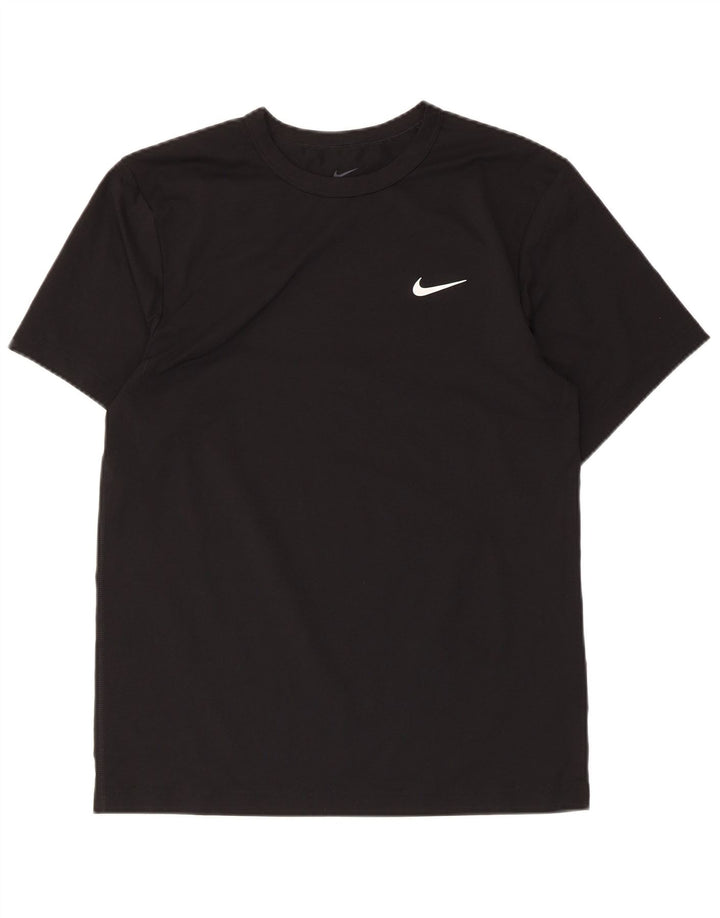 Nike - Camiseta Dri Fit para hombre, talla pequeña, poliéster negro