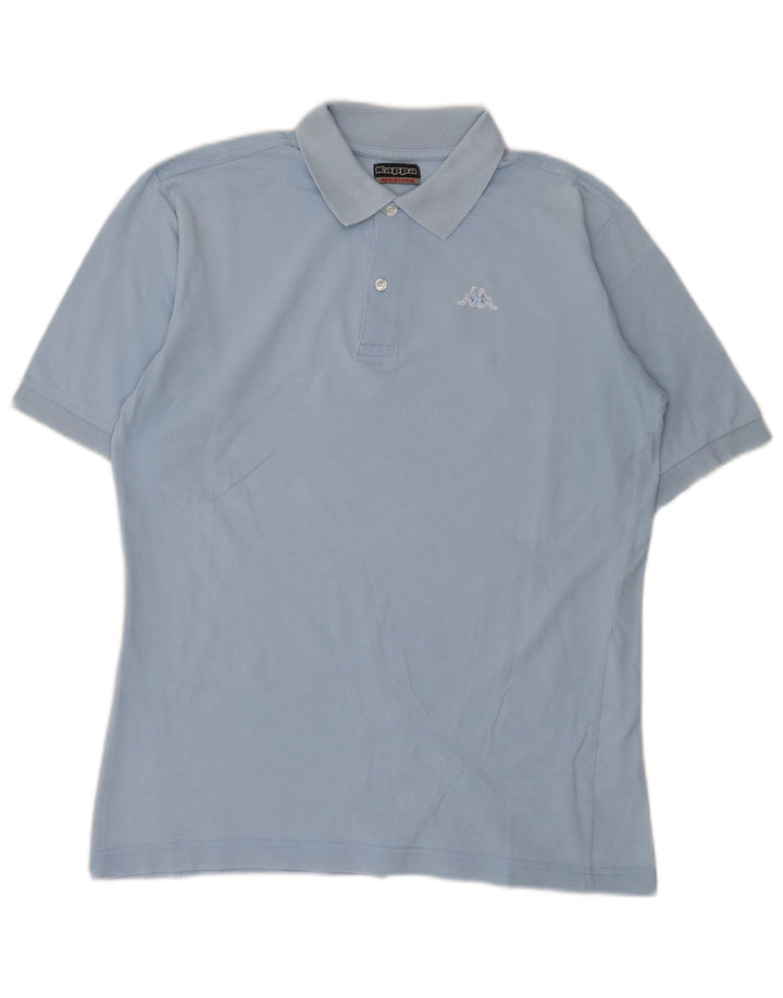 KAPPA Polo Hombre Algodón Azul Medio
