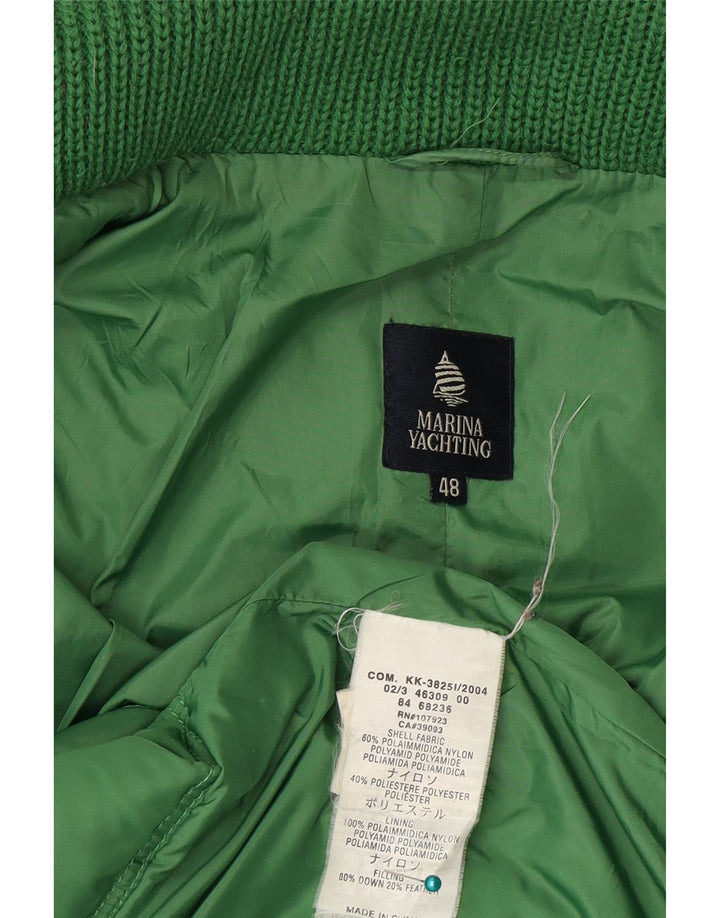 Marina Yachting Chaqueta Acolchada Mujer IT 48 XL Poliamida Verde