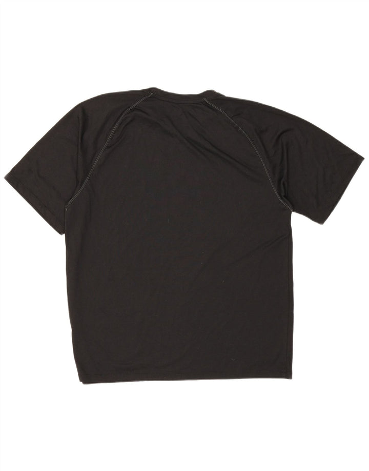 Adidas Mens UNC Pembroke Graphic Camiseta Top Grande Poliéster Negro