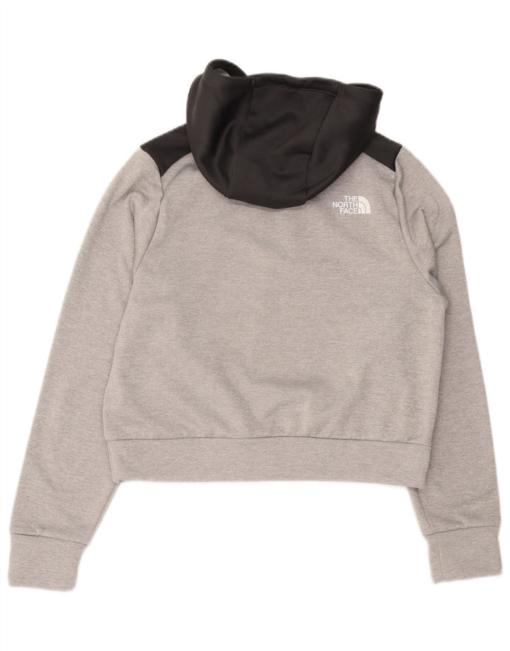 THE NORTH FACE Jersey con capucha corta para mujer Reino Unido 12 Bloque de color gris medio