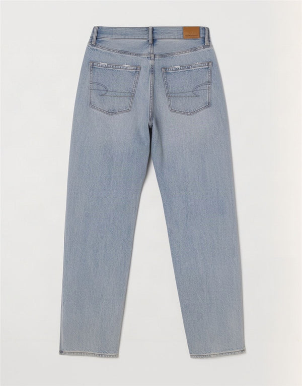 American Eagle Vaqueros cónicos para mujer UK 8 Small W28 L30 Algodón azul
