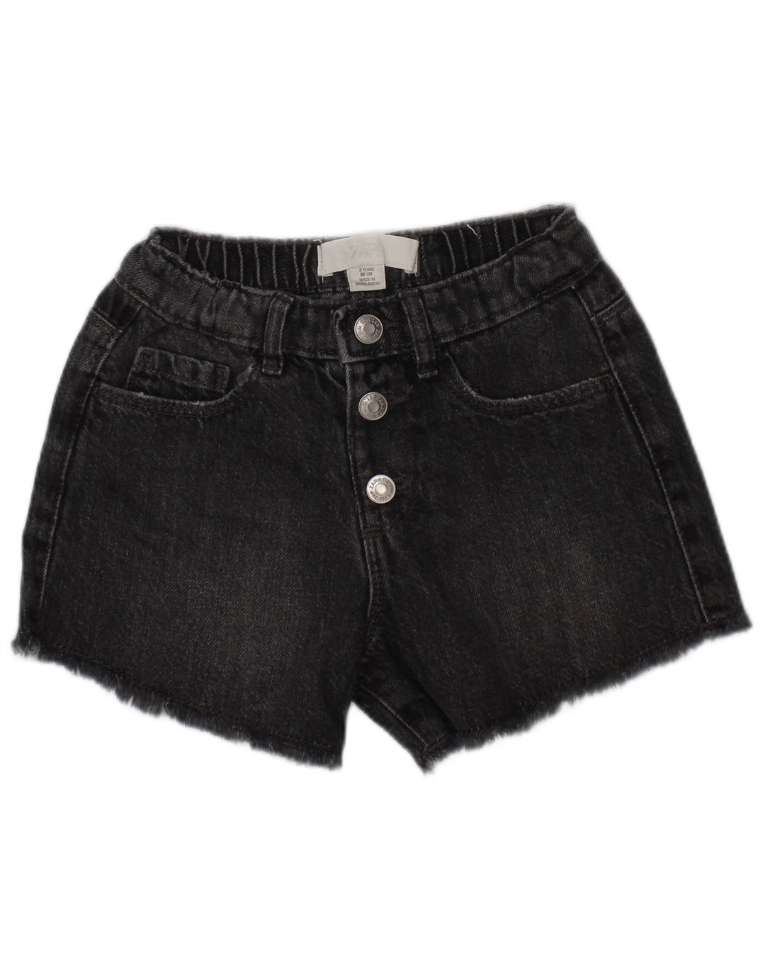 Zara Shorts Vaqueros Bebé Niña 18-24 Meses W18 Gris