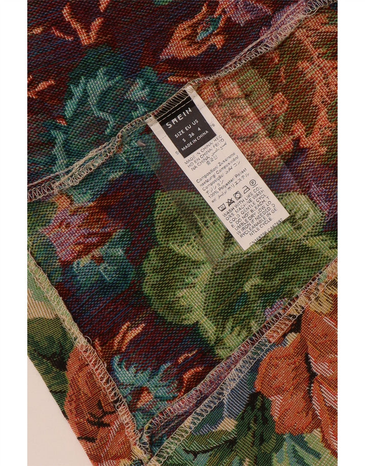 SHEIN Chaleco de mujer ES 40 Pequeño Poliéster floral multicolor