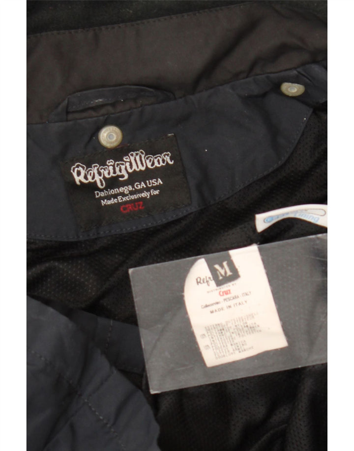 Refrigiwear Chaqueta impermeable con capucha Cruz para mujer UK 12 Medium Azul marino Poliamida