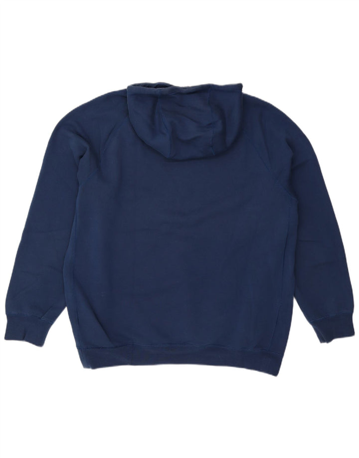 NIKE Hombre Air Graphic Sudadera con Capucha Jumper XL Azul Marino Algodón