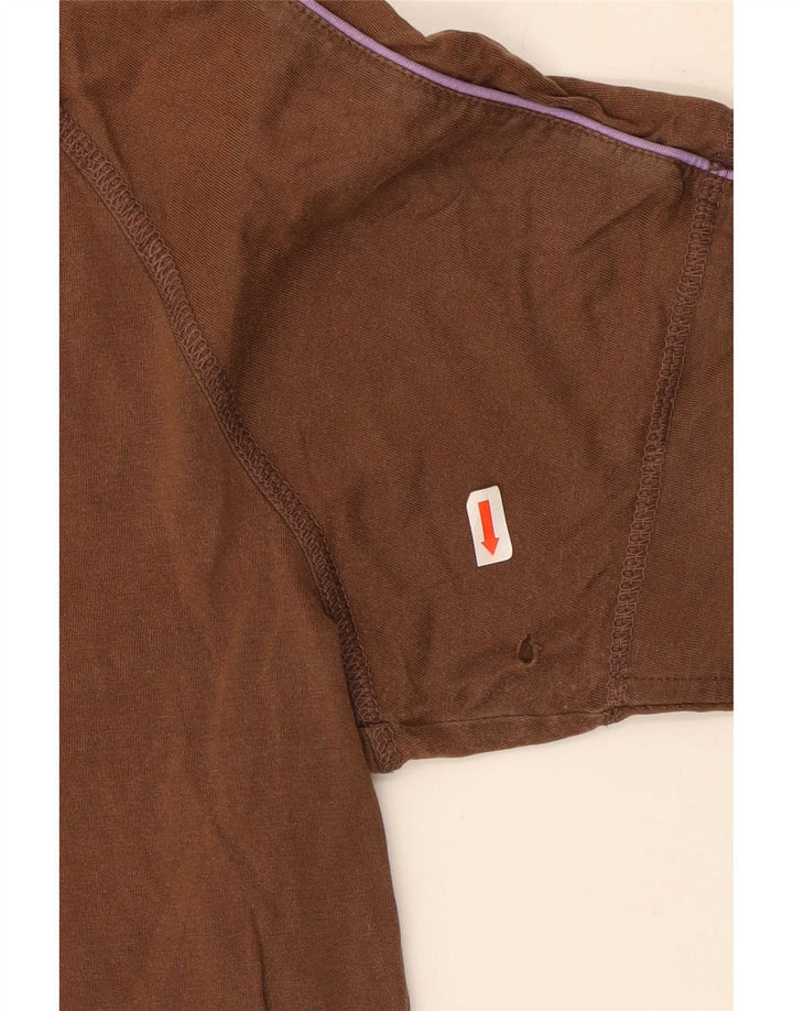 Puma Hombre Camiseta Gráfica Top Marrón Medio