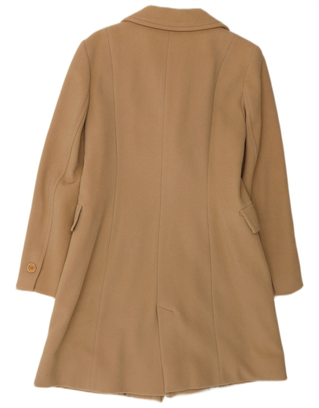 Zara Mujer Abrigo EU 42 Grande Lana Beige
