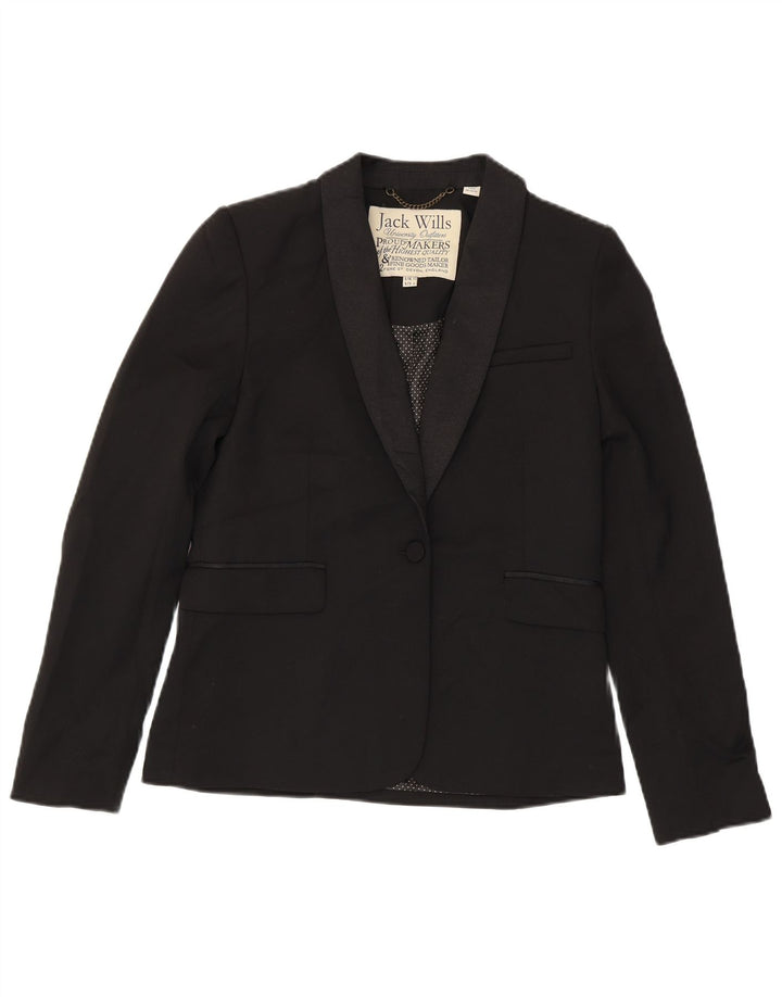 Jack Wills Chaqueta tipo blazer para mujer University Outfitters UK 10 Small Black