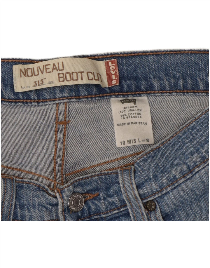 LEVI'S Jeans 515 Nouveau Bootcut para mujer US 10 Grande W32 L29 Algodón azul