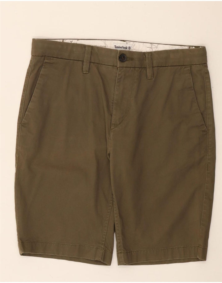 Timberland Pantalones cortos chinos para hombre W30 Algodón caqui medio