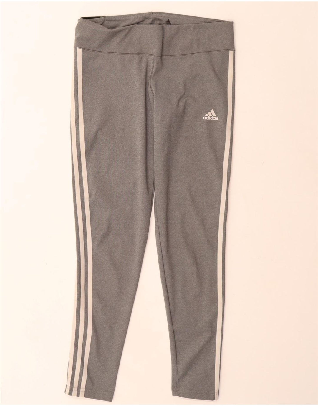 Adidas Leggings Climalite para mujer Reino Unido 12/14 Poliéster gris medio