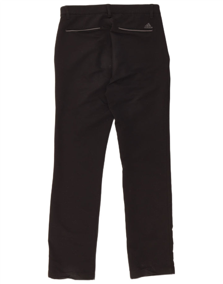 Pantalón chino recto ADIDAS para hombre W30 L32 Poliéster negro