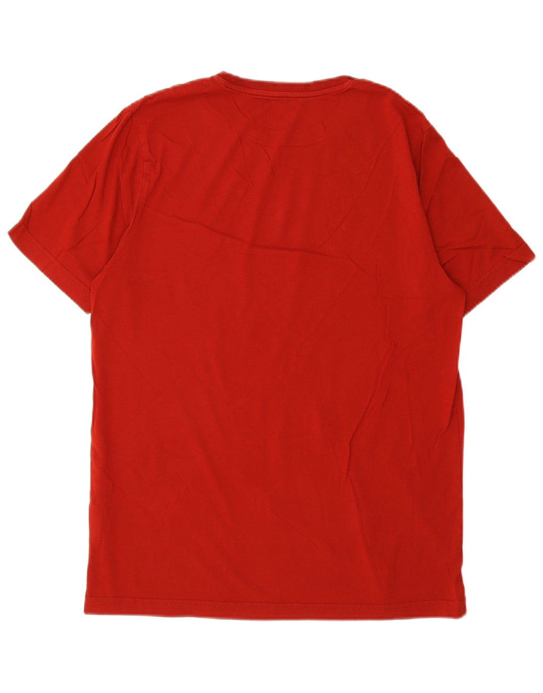 PUMA Mens Graphic T-Shirt Top Medium Red Cotton