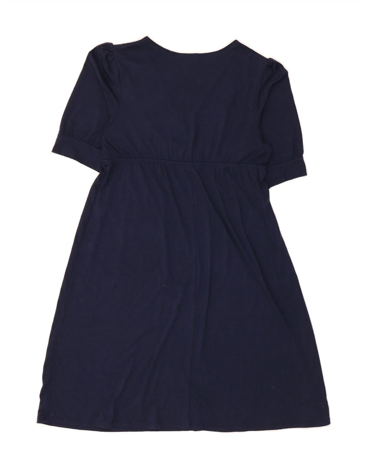 MOSSIMO Womens A-Line Dress UK 16 Large Navy Blue Polyester Vintage Mossimo and Second-Hand Mossimo from Messina Hembry 