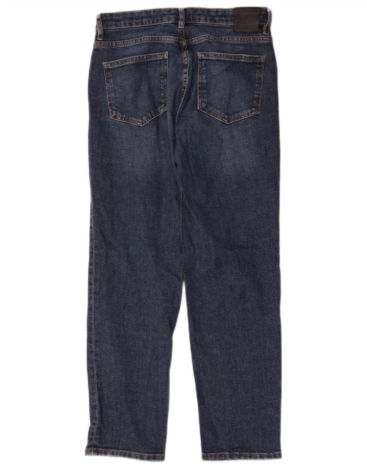 Vaqueros Massimo Dutti Mujer Rectos W30 L27 Azul Algodón