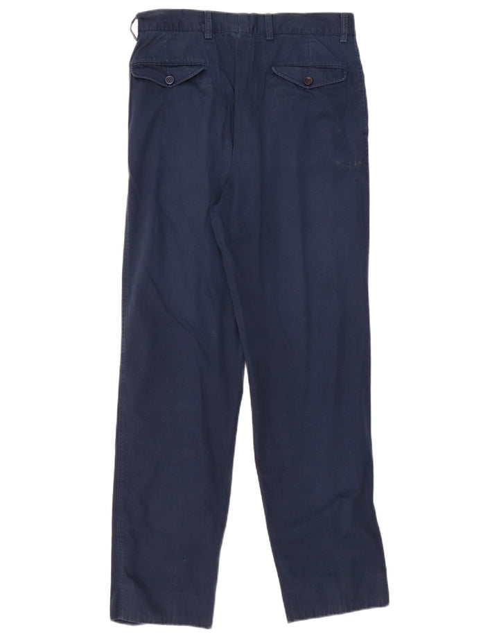 Belfe & Belfe Pantalón De Traje Recto Para Hombre Medium W32 L32 Azul Marino