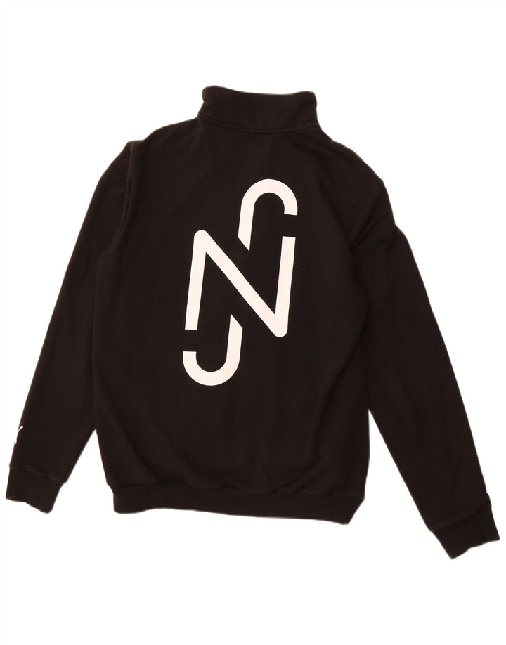 PUMA - Chaqueta de chándal con gráfico para hombre, talla grande, color negro