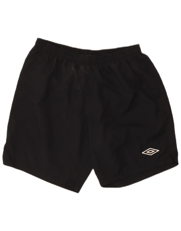 Pantalones cortos deportivos Umbro Hombre XL Poliéster negro