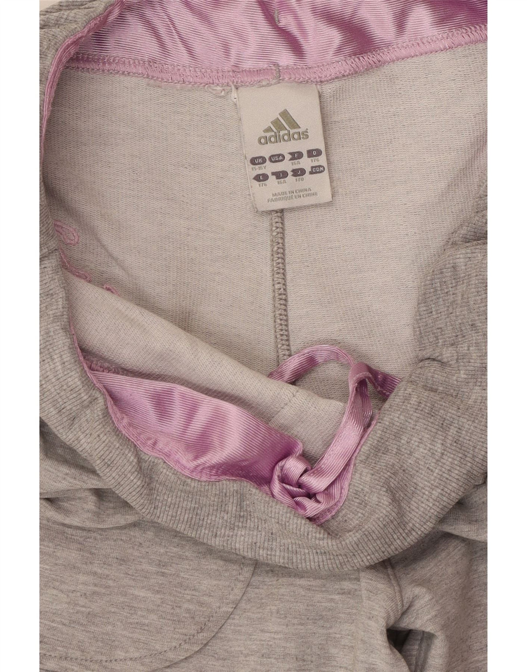 ADIDAS Pantalón Capri Chándal Niña 15-16 Años Gris