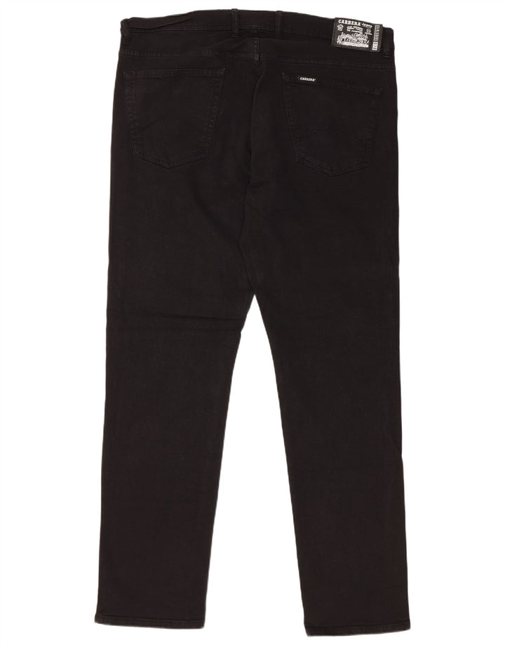 Carrera Mens 717 Slim Jeans W38 L32 Algodón Negro